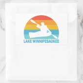 Lake Winnipesaukee New Hampshire Kayak Rechthoekige Sticker (Tas)