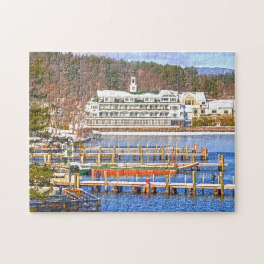 Lake Winnipesaukee New Hampshire. Legpuzzel (Horizontaal)