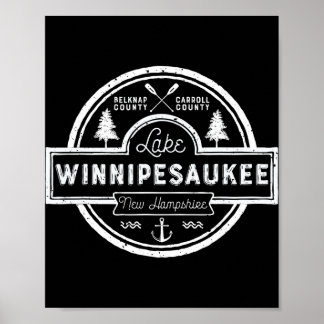 Lake Winnipesaukee New Hampshire Mannen Vrouwen Ca Poster