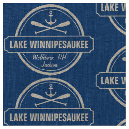 Lake Winnipesaukee NH aangepaste stad, naam, anker Stof