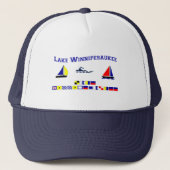 Lake Winnipesaukee, NH Trucker Pet (Voorkant)