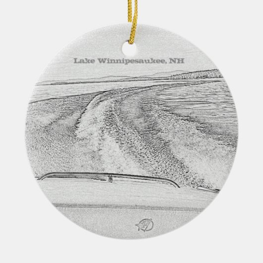 Lake Winnipesaukee Ornament (Voorkant)