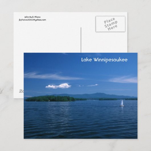Lake Winnipesaukee Summer Day Briefkaart (Voorkant / Achterkant)