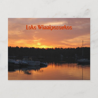 Lake Winnipesaukee Sunset Briefkaart