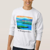 Lake Winnipesaukee Sweatshirt, schilderij, kunst,  Trui
