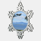 Lake Winnipesaukee Tin Sneeuwvlok Ornament (Rechts)