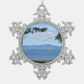 Lake Winnipesaukee Tin Sneeuwvlok Ornament (Voorkant)