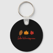 Lake Winnisquam Fall Foliage Autumn Leaf Ing Oak M Sleutelhanger (Voorkant)