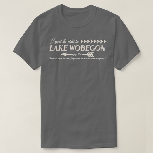 Lake Wobegon T-shirt (Design voorkant)