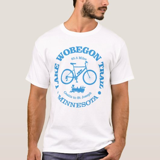 Lake Wobegon Trail (fietsen) T-shirt (Voorkant)