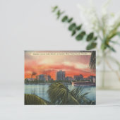 Lake Worth at the Sunset, West Palm Beach, Florida Briefkaart (Staand voorkant)