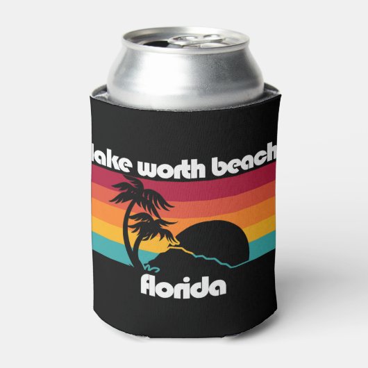 Lake Worth Beach Florida Blikjeskoeler (Blikje Voorkant)