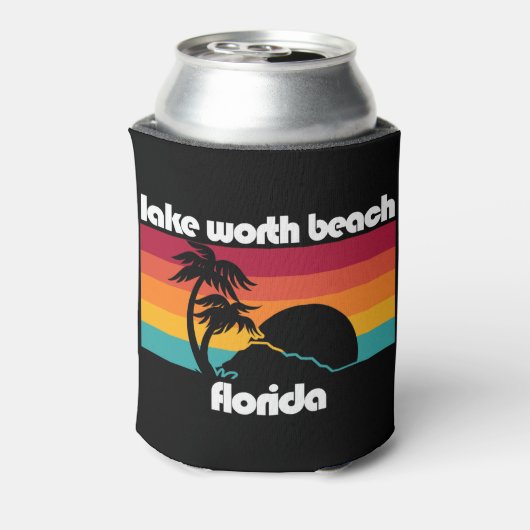 Lake Worth Beach Florida Blikjeskoeler (Blikje Achterkant)