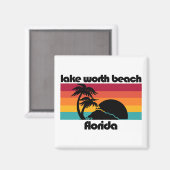 Lake Worth Beach Florida Magneet (Voorkant / Achterkant)