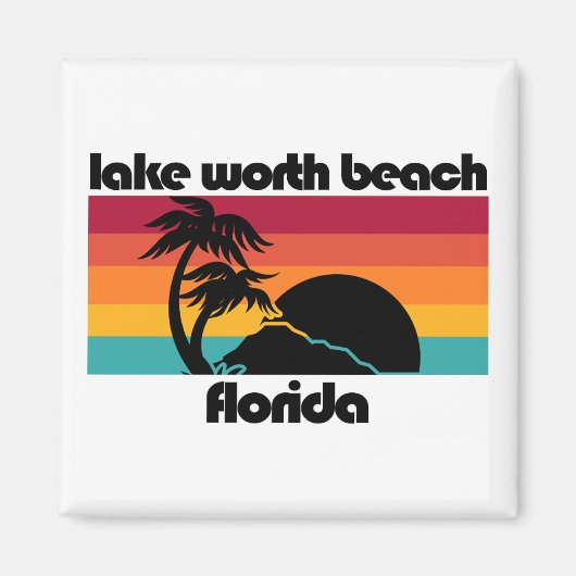 Lake Worth Beach Florida Magneet (Voorkant)