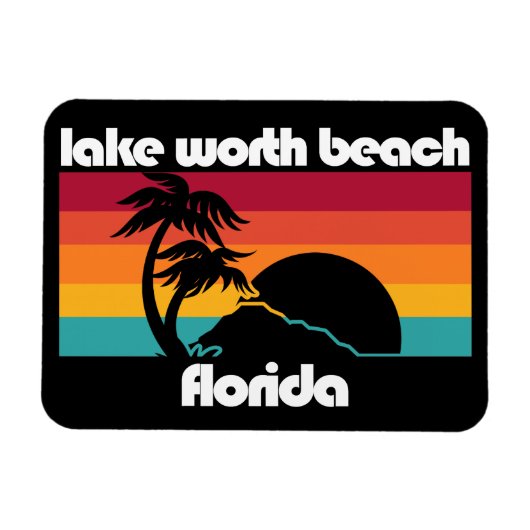 Lake Worth Beach Florida Magneet (Horizontaal)