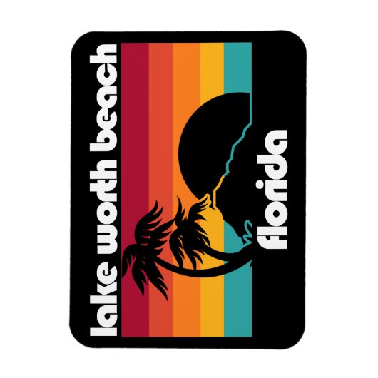 Lake Worth Beach Florida Magneet (Verticaal)