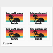 Lake Worth Beach Florida Rechthoekige Sticker (Vel)