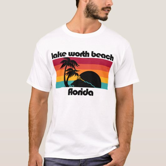 Lake Worth Beach Florida T-shirt (Voorkant)
