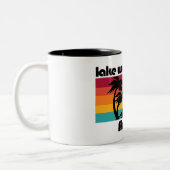 Lake Worth Beach Florida Tweekleurige Koffiemok (Links)