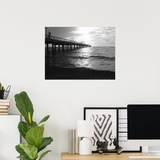 Lake Worth Pier Poster (Thuiskantoor)