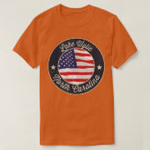 Lake Wylie - Patriotic North Carolina Souvenir T-S T-shirt (Design voorkant)