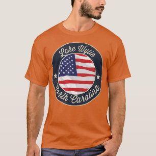 Lake Wylie - Patriotic North Carolina Souvenir T-S T-shirt