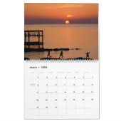 Lake Zonsondergangen Kalender (Mar 2026)
