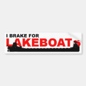 Lakeboat bumper sticker — Classic (Voorkant)