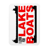 Lakeboats magneet — klassiek (Verticaal)
