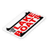 Lakeboats magneet — klassiek (Linkerzijde)