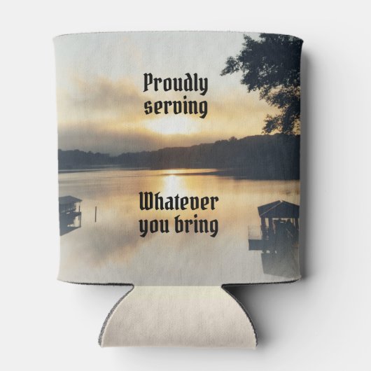 Lakefront is trots met alles wat je brengt blikjeskoeler (Achterkant)