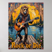 Lakefront Legend: Lion's Anthem Poster (Voorkant)