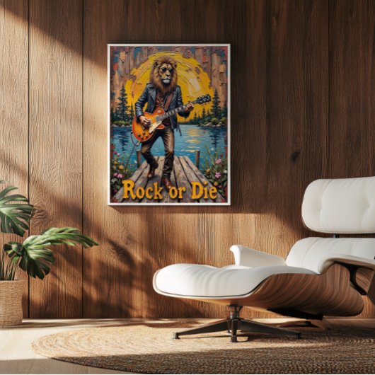 Lakefront Legend: Lion's Anthem Poster