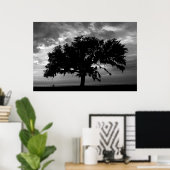 Lakefront Live Oak Poster (Thuiskantoor)