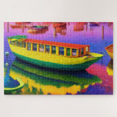 Lakehouse Boat Legpuzzel (Horizontaal)