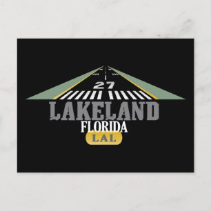 Lakeland FL - Luchthavenbaan Briefkaart