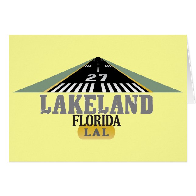Lakeland FL - Vliegveld Runway (Voorkant Horizontaal)