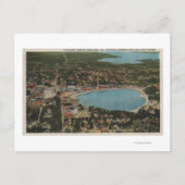 Lakeland, Florida - Aerial City Uitzicht Showing Briefkaart (Voorkant)