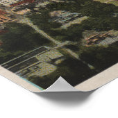 Lakeland, Florida - Aerial City Uitzicht Showing Poster (Hoek)
