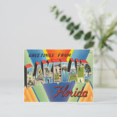 Lakeland Florida Briefkaart (Staand voorkant)