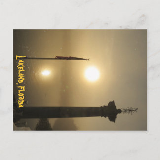 Lakeland Florida Foggy Morning Briefkaart