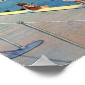 Lakeland Florida Municipal Swimming Pool Poster (Hoek)