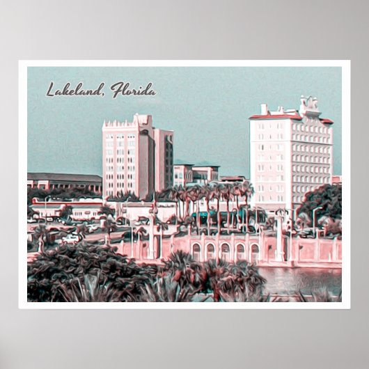 LAKELAND FLORIDA POSTER (Voorkant)