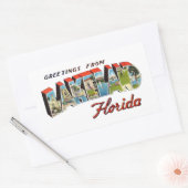 Lakeland Florida Rechthoekige Sticker (Envelop)