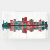 Lakeland Florida Skyline Spandoek (Horizontaal)