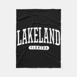 Lakeland Florida Vakantie College Stijl Sport T-sh Fleece Deken
