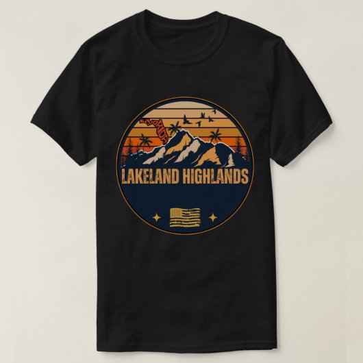 Lakeland Highlands, Florida T-shirt (Design voorkant)