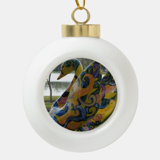 Lakeland Landmark Keramische Bal Ornament (Voorkant)