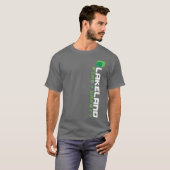 Lakeland® Mannen Grijs Verticaal Fire T-shirt (Voorkant volledig)